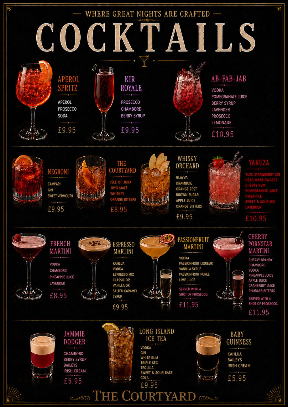 cocktails